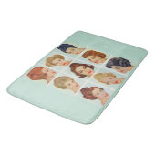 Rooster kapsels 1960 badmat (Gekanteld)