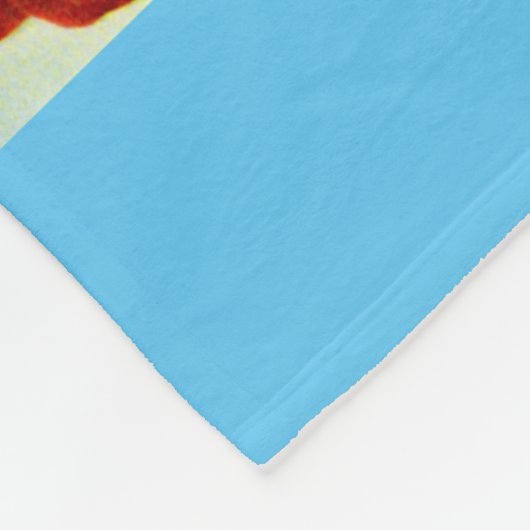 Rooster kapsels 1960 fleece deken (Hoek)