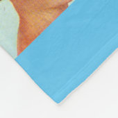 Rooster kapsels 1960 fleece deken (Hoek)