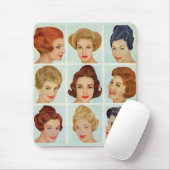 Rooster kapsels 1960 muismat (Met muis)