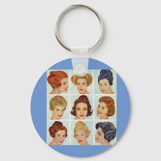 Rooster kapsels 1960 sleutelhanger (Voorkant)