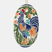 Rooster Keramisch Ornament (Rechts)