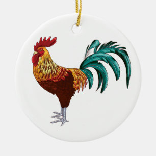 ROOSTER KERAMISCH ORNAMENT