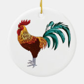 ROOSTER KERAMISCH ORNAMENT (Achterkant)