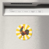 Rooster  Keuken Kist Art Koelkast Magnet (Insitu (Vaatwasser))
