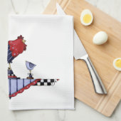 Rooster - keukenhanddoek (Quarter Fold)