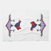 Rooster - keukenhanddoek (Horizontaal)