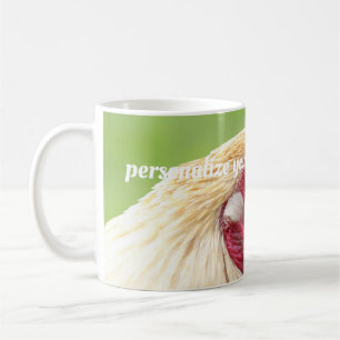 rooster, kip, dier, vogel, design, boerderij, koffiemok