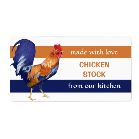 Rooster Kitchen behoudt label (Voorkant)