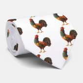 Rooster  Kitchen Crate Art Stropdas (Opgerold)