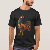 Rooster  Kitchen Crate Art T-shirt (Voorkant)