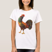 Rooster  Kitchen Crate Art T-shirt (Voorkant)