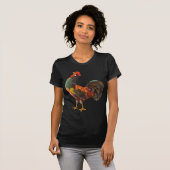 Rooster  Kitchen Crate Art T-shirt (Voorkant volledig)