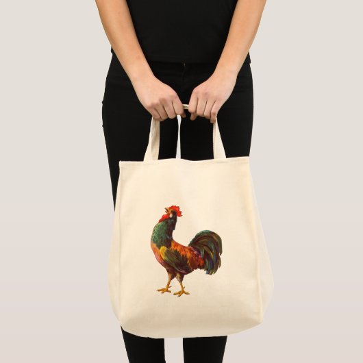 Rooster  Kitchen Crate Art Tote Bag (Voorkant (product))