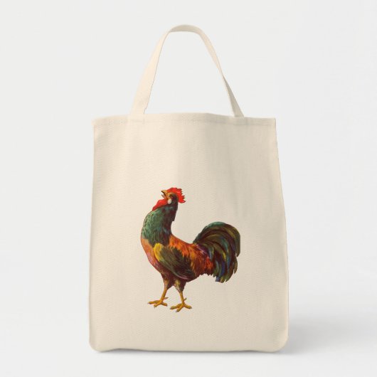 Rooster  Kitchen Crate Art Tote Bag (Voorkant)