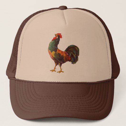 Rooster  Kitchen Crate Art Trucker Pet (Voorkant)