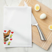 Rooster Kitchen Hand Towel Theedoek (Quarter Fold)