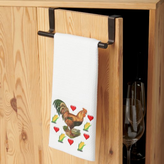 Rooster Kitchen Hand Towel Theedoek (Derde Gevouwen)