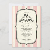  Rooster Kitchen Shower-uitnodigingen Kaart (Voorkant)