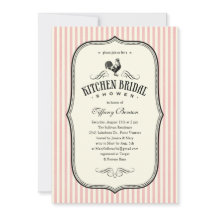  Rooster Kitchen Shower-uitnodigingen