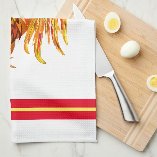 Rooster Kitchen Towel Theedoek (Quarter Fold)