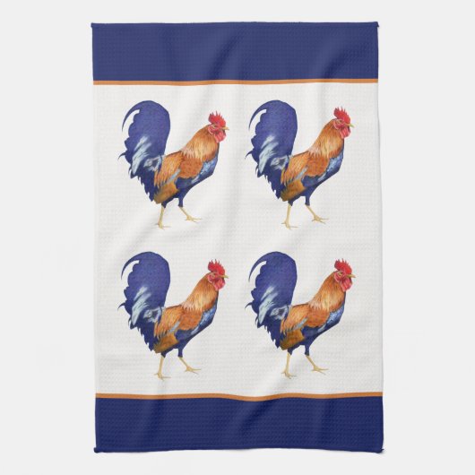 Rooster Kitchen Towel Theedoek (Verticaal)