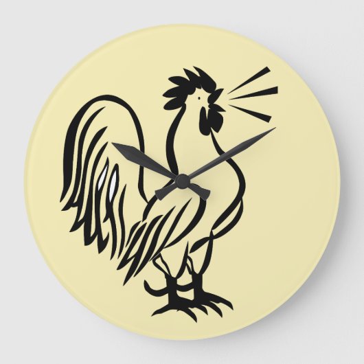 ROOSTER KITCHEN WALL CLOCK GROTE KLOK (Voorkant)