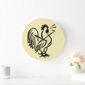 ROOSTER KITCHEN WALL CLOCK GROTE KLOK (Huis)