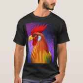 Rooster kleurig T-Shirt (Voorkant)