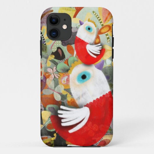 Rooster Koekjes, gedomesticeerde kippen Case-Mate iPhone Case (Achterkant)