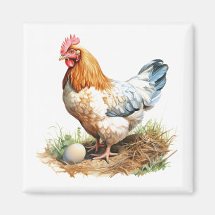 Rooster Koelkast Magnet