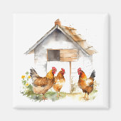 Rooster Koelkast Magnet (Voorkant)