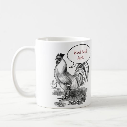 rooster koffiemok (Links)