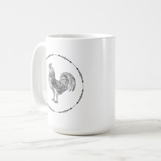 Rooster Koffiemok (Voorkant links)