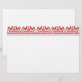 Rooster kruissteek briefpapier (Voorkant / Achterkant)