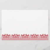 Rooster kruissteek briefpapier (Voorkant)