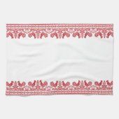 Rooster kruissteek theedoek (Horizontaal)