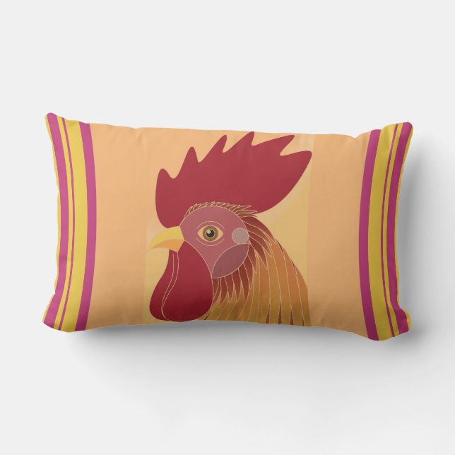 Rooster Kussen (Achterkant)