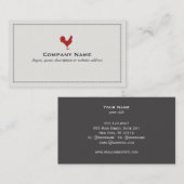 Rooster Land Boerderij Visitekaartje (Voorkant / Achterkant)