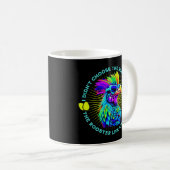 Rooster Life Grappige Retro Rooster Kip Quote Koffiemok (Voorkant rechts)
