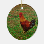 Rooster links keramisch ornament (Links)