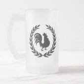 Rooster Logo Matglas Bierpul (Links)