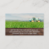 Rooster Logo | Trekkers en landbouwgrond Visitekaartje (Achterkant)