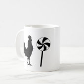 Rooster Lollypop Koffiemok (Voorkant links)