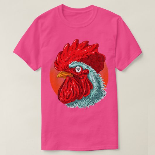 Rooster Love T-shirt (Design voorkant)