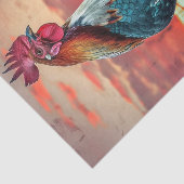 Rooster Lyfe18 Tissuepapier (Detail)