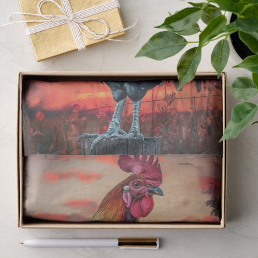Rooster Lyfe18 Tissuepapier (Geschenk)