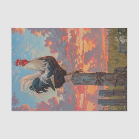 Rooster Lyfe6 Tissuepapier (Voorkant)