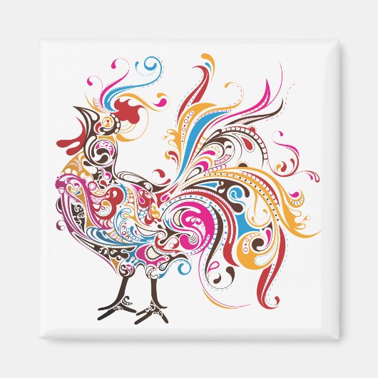 Rooster Magneet (Voorkant)