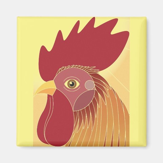 Rooster Magnet (Voorkant)